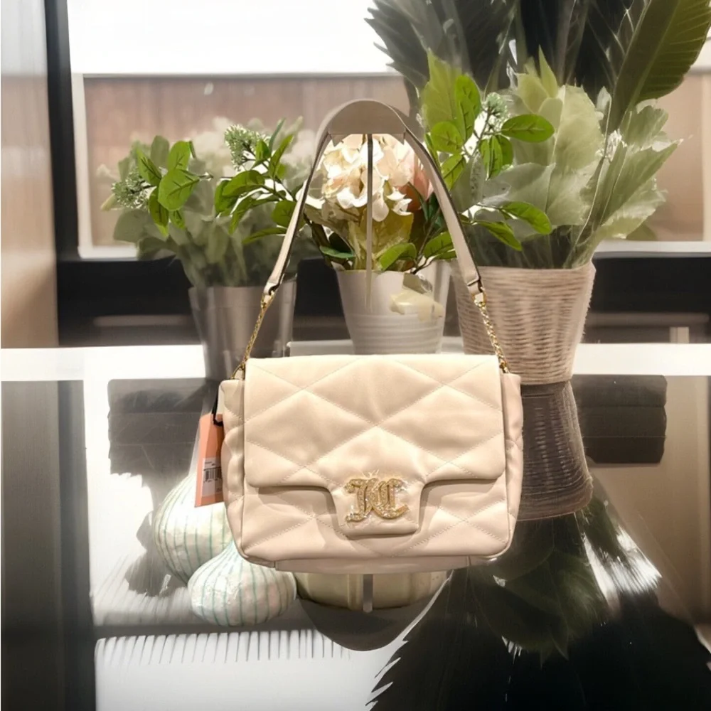 *SALE*Juicy Couture Angel “Better Than a Diamond” Cream Crossbody Bag NWT - Picture 2 of 12